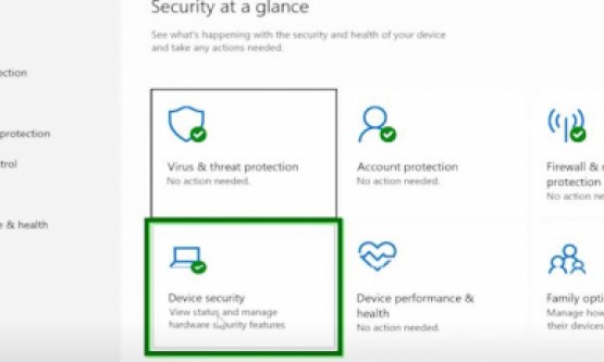 Device security: Security that comes built into your device