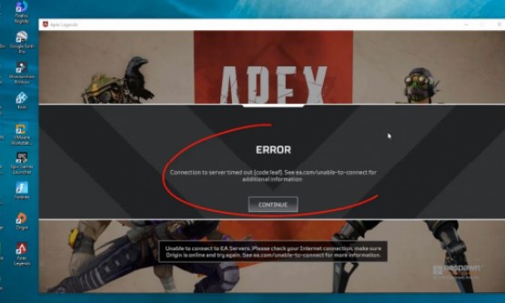 Fix Connection To Server Timed Out-Unable To Connect Error In Apex Legends