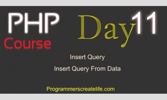 PHP Day 11