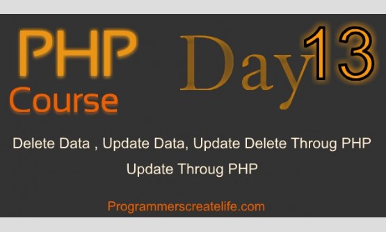 PHP Day 13