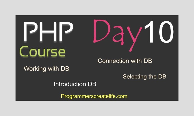 PHP Day 10