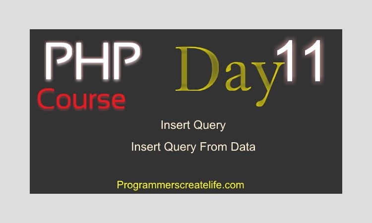 PHP Day 11