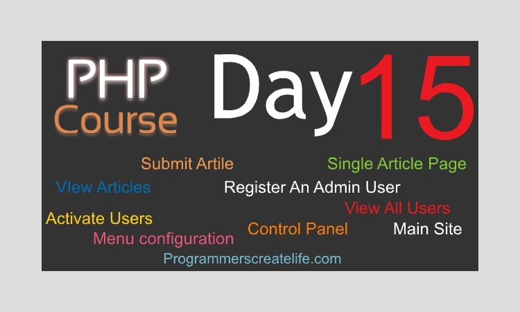 PHP Day 15